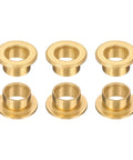 Flange Sleeve Bearings Set With 6 Pcs Self Lubricating Sintered Bronze Bushings, 10mm Bore, heat resistant, low friction