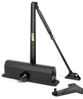 Door Closer, Grade 1 Heavy Duty Commercial Hydraulic Closer, Self-Closing, Adjustable Spring Size 1-4, ADA Compliant