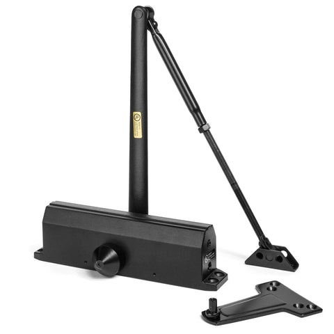 Door Closer, Grade 1 Heavy Duty Commercial Hydraulic Closer, Self-Closing, Adjustable Spring Size 1-4, ADA Compliant