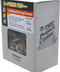 Lag Screws 1/4 Inch x 1-1/2 Inch Star Drive Construction Screws Bronze Ceramic Coated 1lb box packaging