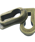 8Pcs Bronze Skeleton Key Covers For Furniture Keyholes Zinc Alloy Antique Style Keyhole Lids For Dresser Drawers