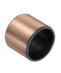 Sleeve Bearings 0.75 Inch Bore 0.875 Inch OD 0.75 Inch Length Oilless Wrapped Bronze Sintered Composite Coated Bushing close-up