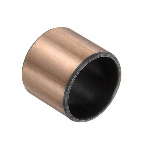 Sleeve Bearings 0.75 Inch Bore 0.875 Inch OD 0.75 Inch Length Oilless Wrapped Bronze Sintered Composite Coated Bushing close-up