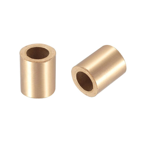 10 Pcs Sleeve Bearing Set With 10 Mm Bore 16 Mm Outer Diameter And 20 Mm Length Self Lubricating Bushings in bronze