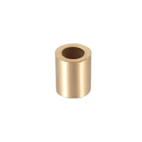Image of a self-lubricating tin bronze sleeve bearing with 10 mm bore, 16 mm outer diameter, and 20 mm length for machinery parts.