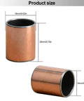 6 Pcs Sleeve Bearings 14mm Bore 16mm Outside Diameter 20mm Length Oil Free Bronze Sintered Bushing Size Diagram