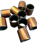 Self Lubricating Bearing Bushing Sleeve 16 By 18 By 20 Mm Oil Impregnated Bronze With Low Carbon Steel Core, Pack of 10