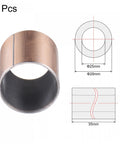 Sleeve Bearing 25mm Bore 28mm Outer Diameter 35mm Length Oilless Wrapped Bronze Sintered Composite Coated Bushing Set Of 2