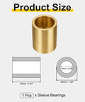 Product size diagram of Self Lubricating Sintered Bronze Sleeve Bearings 25mm Bore By 32mm OD By 40mm Length
