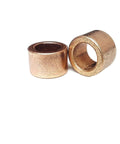 Self Lubricating Bronze Sleeve Bearing Three Eighths Inch Inner Diameter By Nine Sixteenths Inch Outer Diameter By Three Eighths Inch Overall Length SAE 841 Bronze Oil Impregnated With 30W Oil Made In USA For Long Lasting Smooth Operation Durability
