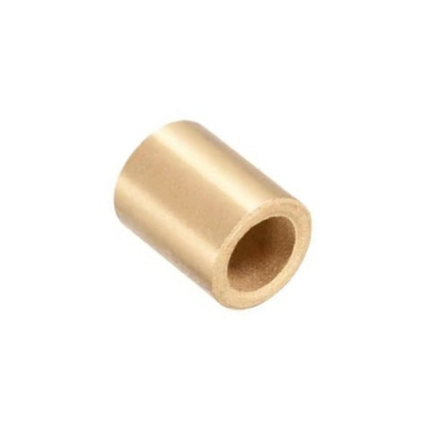 Sleeve Bearing 8mm Bore 10mm OD 15mm Length Oilless Wrapped Plain Bearings Set Of 6 Bronze Sintered Coated Carbon Steel Base
