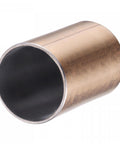 Oil Free Sleeve Bearing Bushing 40mm Bore 44mm OD 60mm Length Set of Two Bronze Sintered Coated Carbon Steel Base Maintenance Free Low Friction