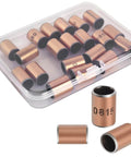 20 Piece Value Pack Oilless Self Lubricating Bronze Sleeve Bearings With 8mm Bore 10mm Outer Diameter And 15mm Length in plastic case