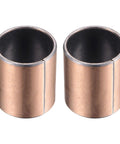 Pair of Sleeve Bearing 28mm Bore 32mm Outer Diameter 40mm Length Oilless Wrapped Plain Bearings in bronze coating