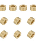 10 pieces showing 30 Pcs Sleeve Bearings 3mm Bore 6mm Outer Diameter 3mm Length Self Lubricating Sintered Bronze Bushings