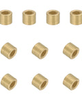 30 Pcs Sleeve Bearings 3mm Bore 5mm OD 4mm Length Self Lubricating Sintered Bronze Bushings Low Friction High Temperature Resistant