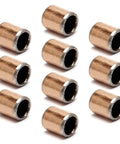 10 Pcs Sleeve Bearing 5mm Bore 7mm OD 8mm Length Oilless Wrapped Bronze Sintered Bushing