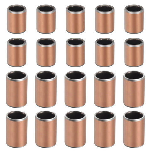 20 Piece Value Pack Oilless Self Lubricating Bronze Sleeve Bearings With 8mm Bore 10mm Outer Diameter And 15mm Length High Load Capacity
