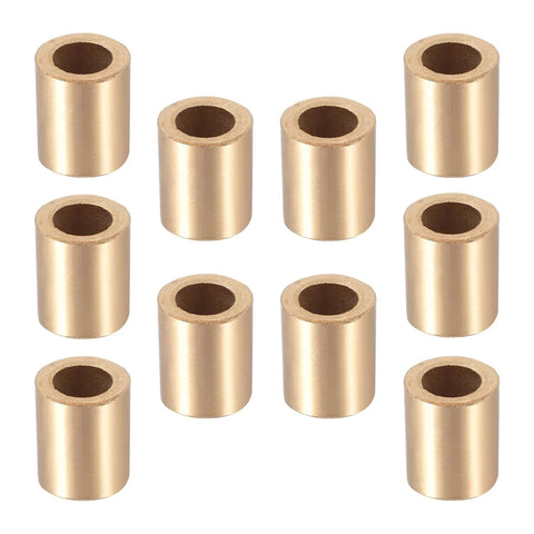 10 Pcs Sleeve Bearing Set With 10 Mm Bore 16 Mm Outer Diameter And 20 Mm Length Self Lubricating Bushings for machinery use
