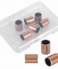 Six Pack 12x15x12Mm Sleeve Bearings Set With Oil Free Self Lubricating Bronze Bushings in plastic case