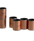 6 Pcs Sleeve Bearings 14mm Bore 16mm Outside Diameter 20mm Length Oil Free Bronze Sintered Bushing Set