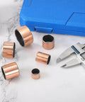 10 Pack Sleeve Bearings One Inch Bore And One And One Eighth Inch Outer Diameter One Inch Length Self Lubricating Oilless Bushings Bronze Sintered