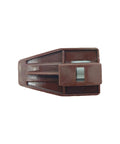 Brown drawer slide track guide from 10 sets Drawer Slide Track Guide Glides Replacement Parts for dressers and nightstands.
