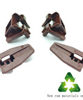 10 Sets Drawer Slide Track Guide Glides Replacement Parts For Dressers And Nightstands Bottom Mount Brown Compatible With Kenlin