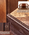 20 Pack Screw Hole Plugs For Three Eighths Inch Holes Door Sill Caps Conceal Screw Heads On Thresholds Brown Easy Install Durable Plastic Covers To Prevent Dust And Moisture Build Up For Doors And Windows