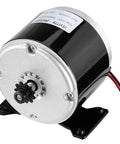 Side view of Small Brushed Permanent Magnet Electric Motor for E Scooter Drive Speed Control 24V 350W 3000RPM