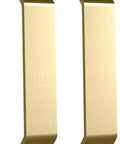 Interior Sliding Barn Door Hardware Charleston Pull 10 Inch Brushed Gold Pack Of 2 For Wood Interior Doors Rustic Style