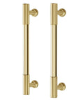 20 Pack Brushed Gold Cabinet Handles Five Inch Kitchen Cabinet Pulls shown in brushed gold zinc alloy with one piece design