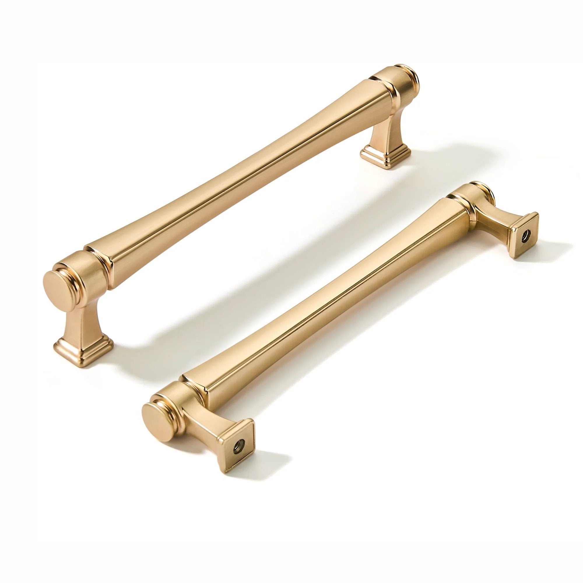Brushed Gold Cabinet Pulls 5in 10-Pack ✓