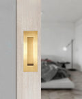 6 Inch Recessed Flush Finger Pull Handles For Pocket Doors And Sliding Doors Closet And Barn Doors Hardware In Brushed Gold Finish 2 Pack