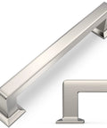 10 Pack Brushed Nickel Cabinet Pulls 5 Inch 128mm Long Kitchen Cabinet Handles for Drawers and Cabinets Durable Alloy Hardware Smooth Finish