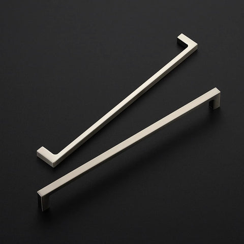 30 Pack 10 Inch Solid Square Cabinet Pulls In Brushed Nickel For Kitchen Cabinets And Drawers Durable Solid Construction Easy Installation