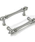 10 Pack 3 Inch Center Hole Brushed Nickel Cabinet Pulls Heavy Duty Solid Drawer Handles For Cabinets Drawers Doors With 4.4 Inch Length