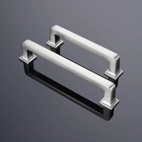 10 Pack Brushed Nickel Cabinet Pulls 5 Inch 128mm Long Kitchen Cabinet Handles for Drawers and Cabinets, brushed finish