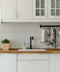 10 Pack Brushed Nickel Cabinet Pulls 5 Inch 128mm Long Kitchen Cabinet Handles Easy Install on White Cabinets