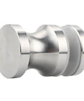 Heavy Duty Stainless Steel Shower Door Handle For Glass Doors One Sided Pull Knob SUS304 Brushed Nickel Replacement Hardware