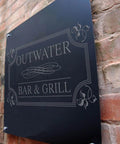 Sign Standoffs 1/2 In Diameter 1-1/2 In Barrel Brushed For PVC Glass And Acrylic Panels 4 Pack With Screws And Anchors on brick wall