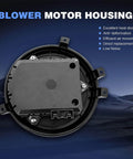 HVAC Blower Motor With Brushless Motor And Fan Cage For Cadillac XTS 2013 2019 And Chevy Impala 2014 2020 housing view
