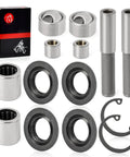 2 Set Front Upper A-Arm Bearing Seal Ball Joint Sleeve Kit For Brute Force KVF750 KVF650 4x4i 2005-2013 with bearings and seals