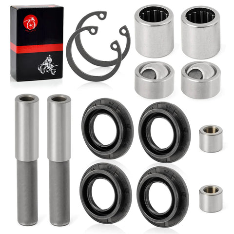 2 Set Front Upper A-Arm Bearing Seal Ball Joint Sleeve Kit For Brute Force KVF750 KVF650 4x4i 2005-2013 Model Years