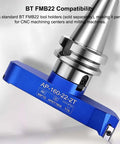 Pro Grade 90 Degree Dual Insert CNC Fly Cutter For BT FMB22 Tool Holder Aluminum Finish