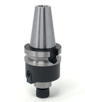 Beefy 4 Inch 90 Degree Indexable Face Mill With BT40 Arbor APKT1604 Inserts Included 6 Flutes Heavy Duty CNC Milling Cutter For Steel Aluminum And More Delivers Fast Clean Pockets And Precise Finishes. Side view of BT40 arbor milling cutter.
