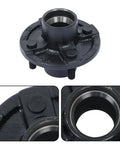 Set Of Four Trailer Hub Kit For BT8 Spindle With 4 On 4 Inch And 1 Inch Round Hubs And Bearing Kit Marine Grade Stainless Steel Built Tough