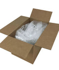 Open box with Bubble Cushioning Wrap For Fragile Items Perforated 12 Inch Roll 175 Ft Clear With Small Three Sixteenth Inch Bubbles inside