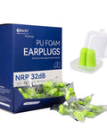 200 Pairs Foam Earplugs For Noise Reduction 32dB Disposable Ear Plugs Hearing Protection Bulk Pack For Shooting Range
