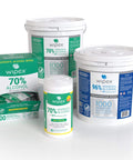 Bulk pack of Wipex 96 Percent Isopropyl Alcohol Wipes 4000 Count for cleanrooms and labs, SMS cloth, containers labeled 96% alcohol.